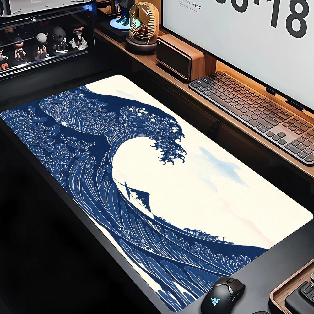 Retro Gaming Table - Retro Ukiyo E Vintage Japońska Mata