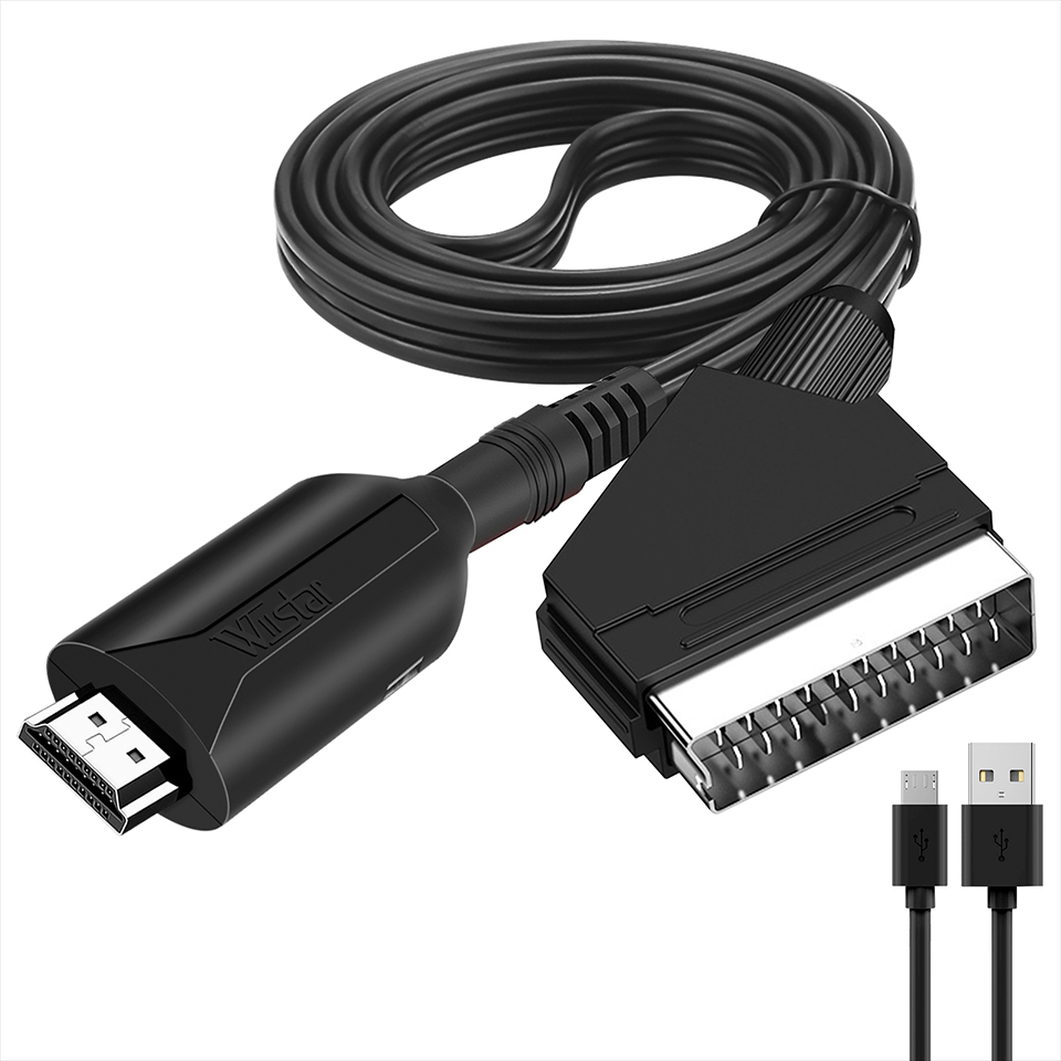 Scart To Hdmi - Konwerter kabla zgodny z HDMI na