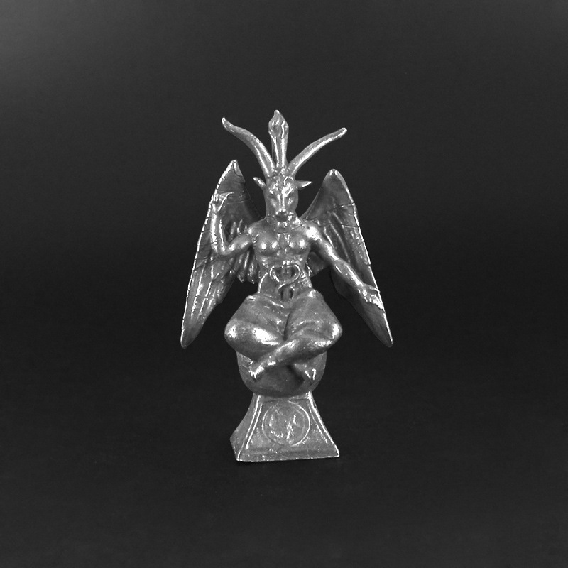 Retro Gaming Decor - Retro Statuetka Kozy Miedziana Mini Figurka