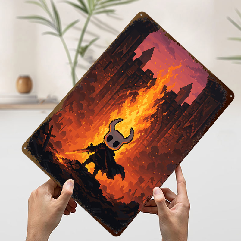 Rycerz przed zamkiem, plakat z – Retro Knight Gaming recenzja i cena