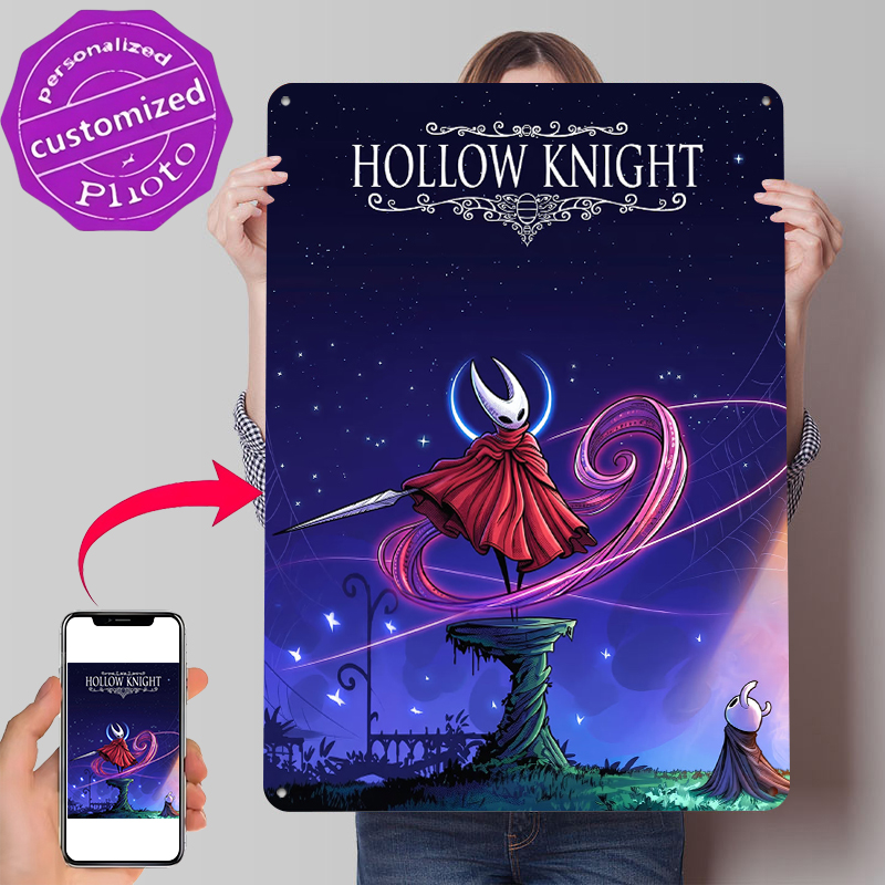 Plakat z blachy Hollow Knight, – Retro Knight Gaming recenzja i cena