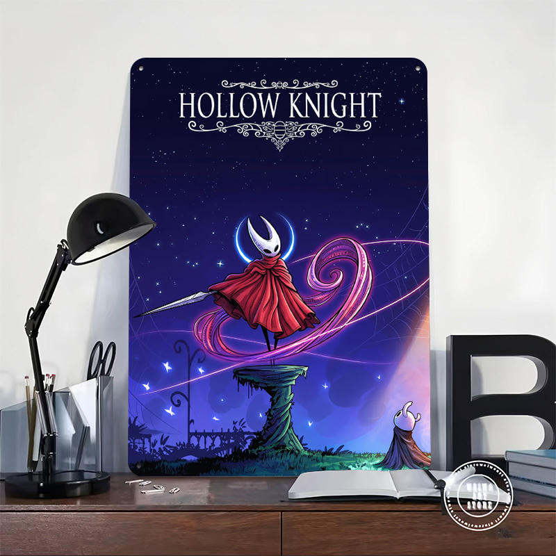 Plakat z blachy Hollow Knight, – Retro Knight Gaming recenzja i cena