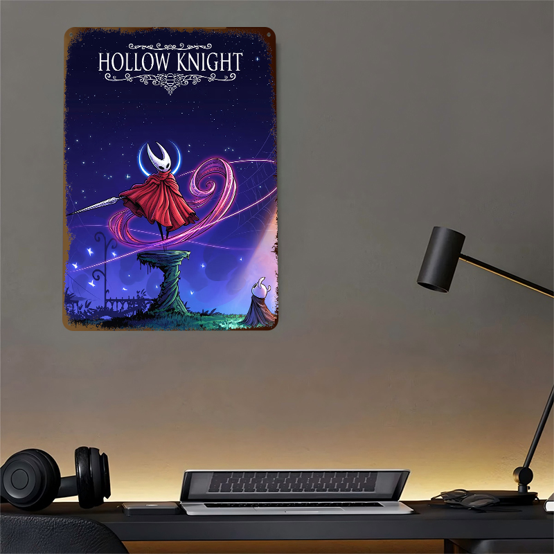 Plakat z blachy Hollow Knight, – Retro Knight Gaming recenzja i cena