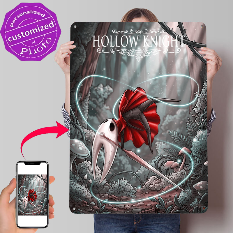 Metalowy plakat z grafiką Holl – Retro Knight Gaming recenzja i cena