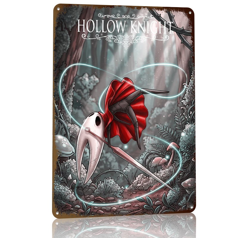Metalowy plakat z grafiką Holl – Retro Knight Gaming recenzja i cena