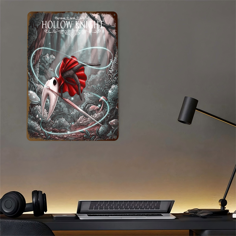 Metalowy plakat z grafiką Holl – Retro Knight Gaming recenzja i cena