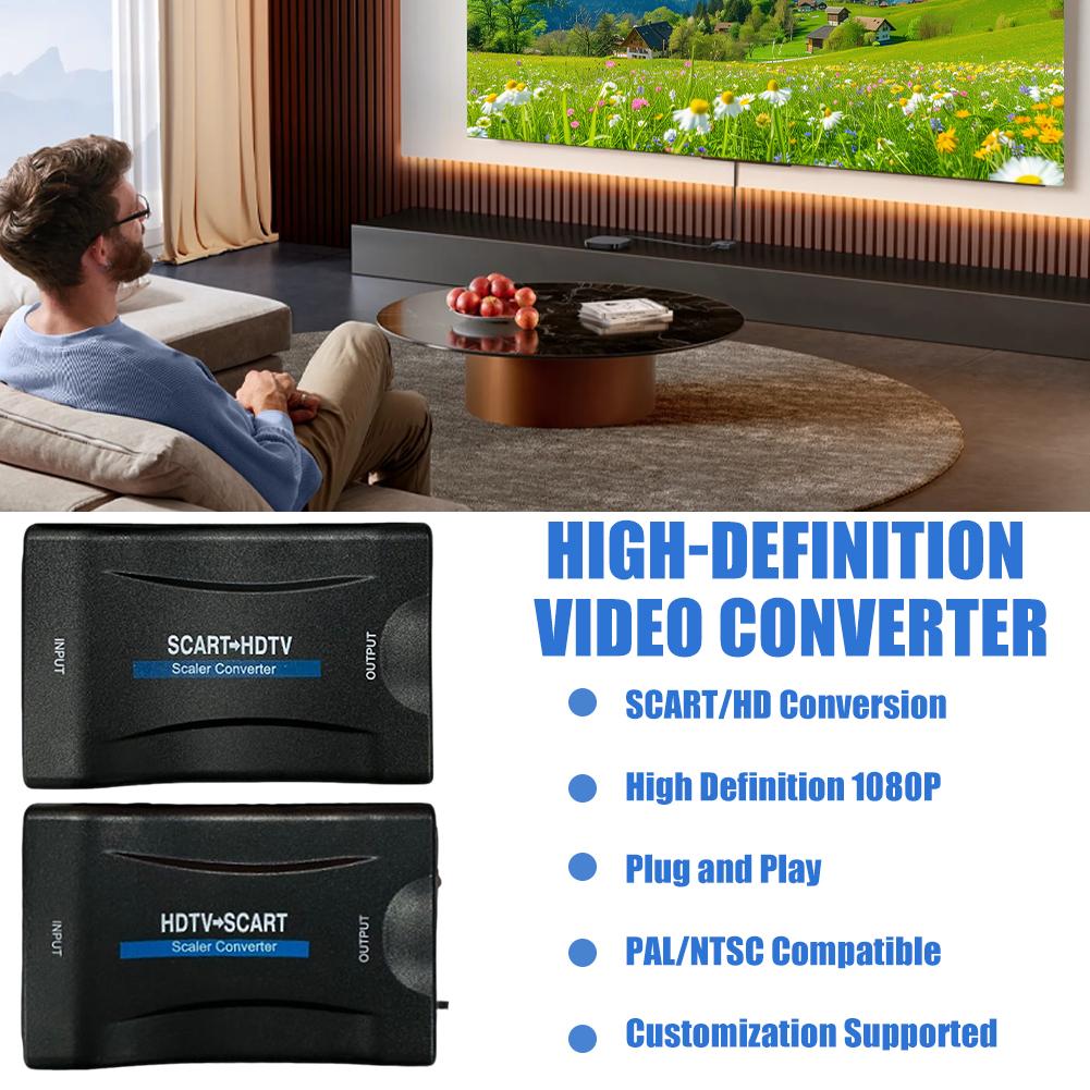 Adapter konwerter HDMI na SCAR – Scart To Hdmi recenzja i cena
