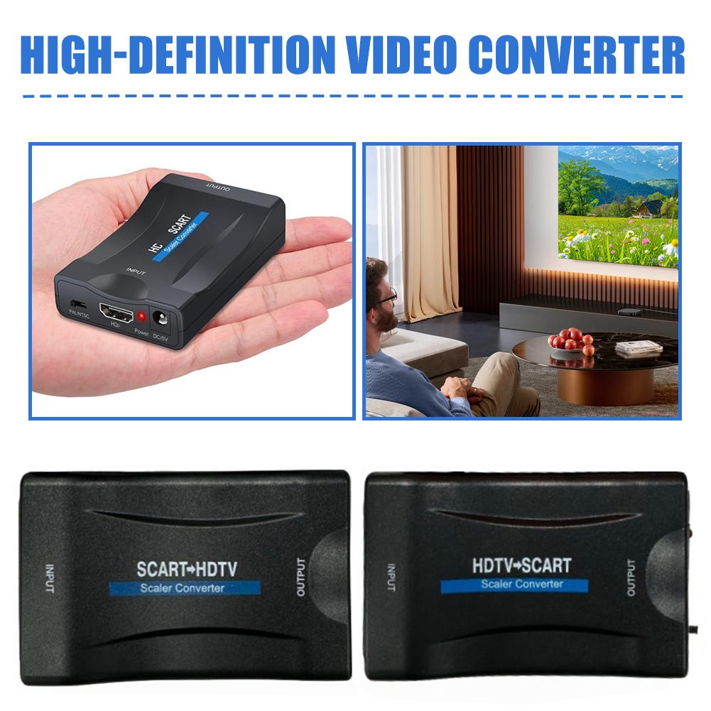 Adapter konwerter HDMI na SCAR – Scart To Hdmi recenzja i cena