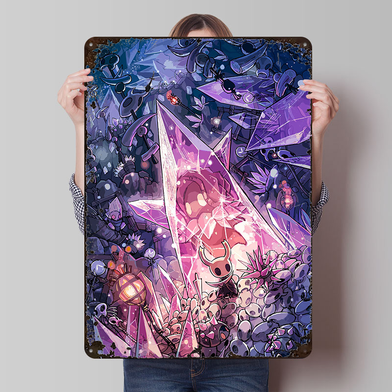 Plakat z metalu z motywem Holl – Retro Knight Gaming recenzja i cena