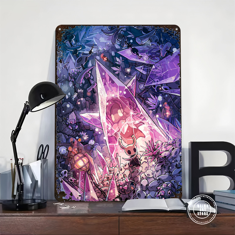 Plakat z metalu z motywem Holl – Retro Knight Gaming recenzja i cena