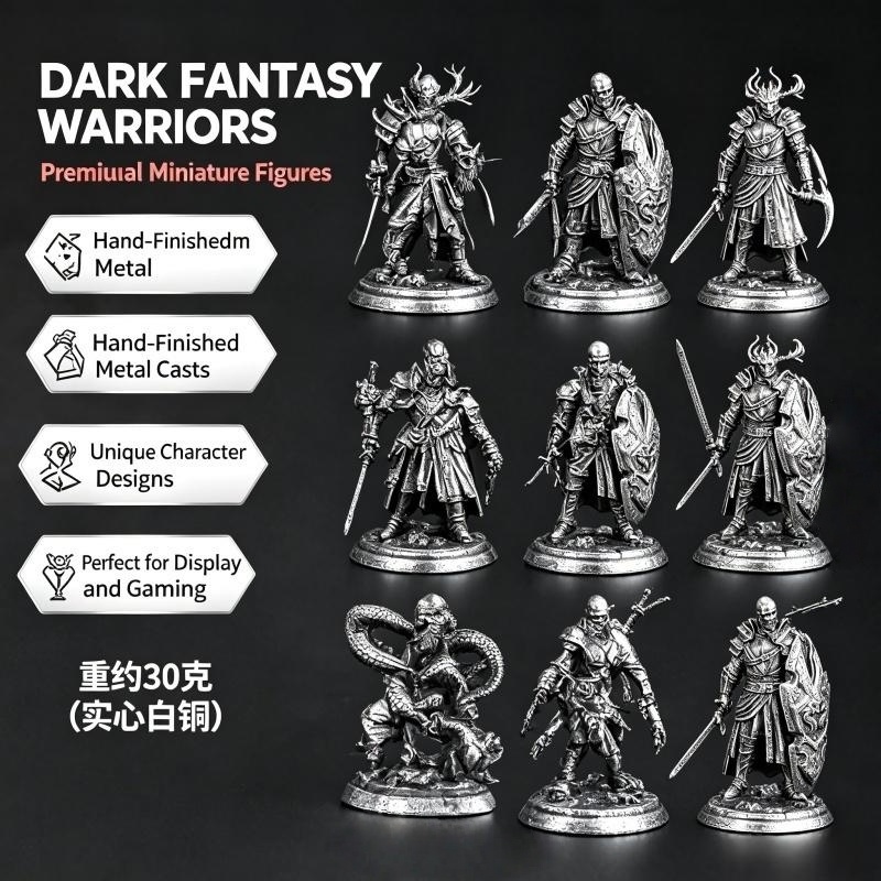 Figurka miniaturowego rycerza  – Retro Gaming Table recenzja i cena