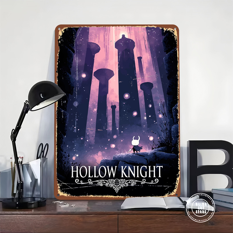 Plakat z grą Hollow Knight, pe – Retro Knight Gaming recenzja i cena