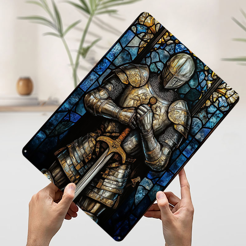 Plakat z metalu, rycerz w błys – Retro Knight Gaming recenzja i cena