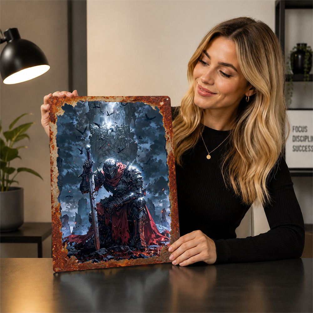Kniejący Rycerz w Mrocznym Fan – Retro Knight Gaming recenzja i cena