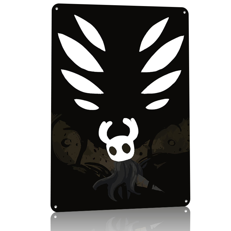 Metalowy plakat Hollow Knight, – Retro Knight Gaming recenzja i cena