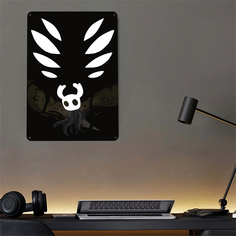 Metalowy plakat Hollow Knight, – Retro Knight Gaming recenzja i cena